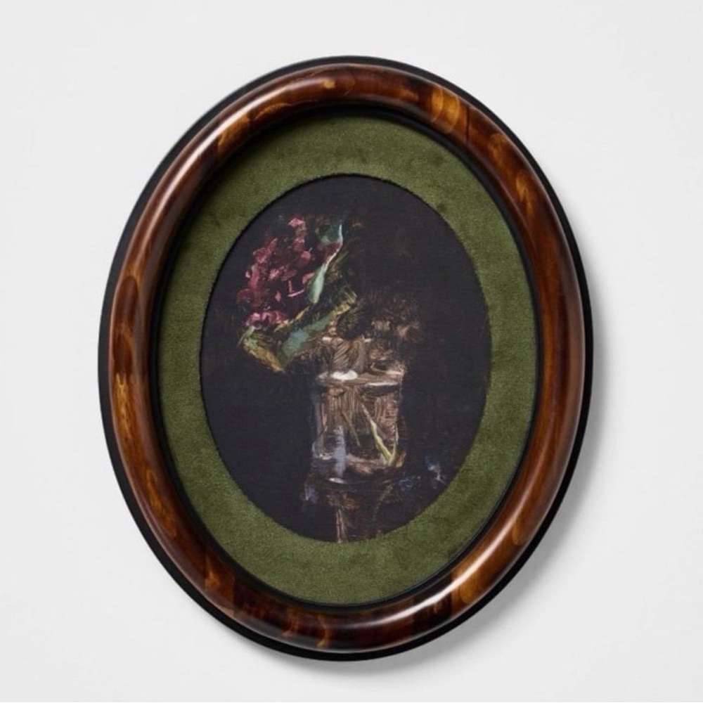 Oval Frame Floral Wall Art from Threshold™ designed with Studio McGee